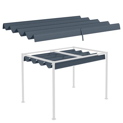 Toile de rechange pergola rétractable 3 x 2,15 m polyester OUTSUNNY