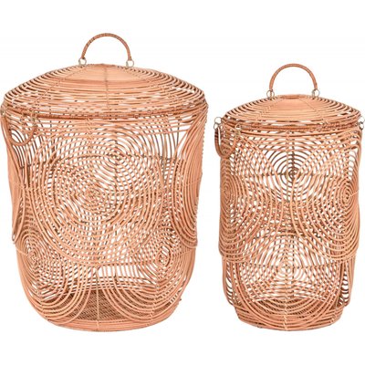 Panier en rotin tressé (lot de 2) Tropical libet RECOLLECTION