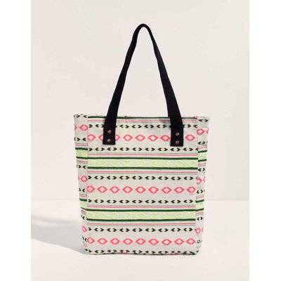 Sac cabas en coton fantaisie LUCIA LA FIANCÉE