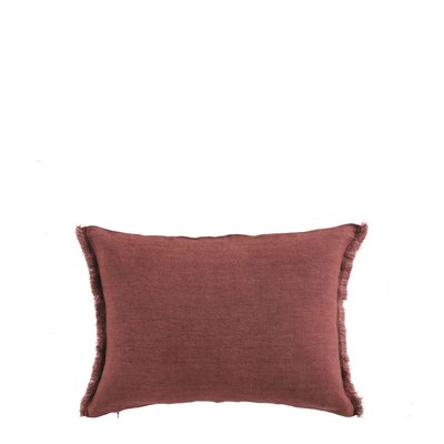 Housse de coussin en lin BLANC D’IVOIRE