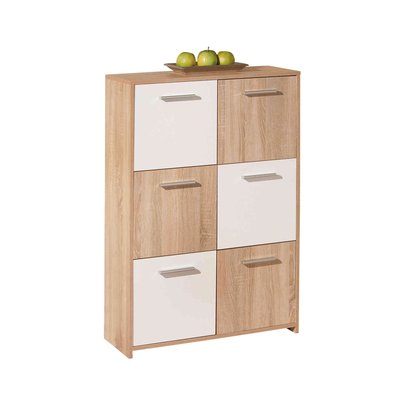 Commode 6 portes en bois TERRE DE NUIT