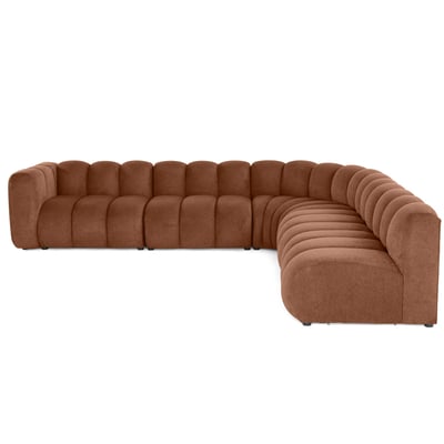 Canapé d'Angle droit 5 places - DEBBIE BEST MOBILIER