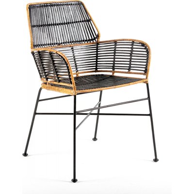 Chaise en métal et osier, élégante RECOLLECTION