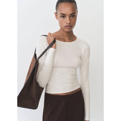 Pull ajusté maille fine MANGO