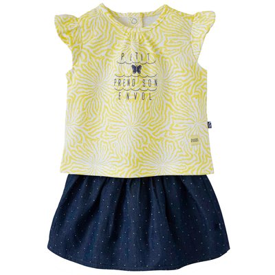 Tee-shirt + jupe charline SUCRE D'ORGE