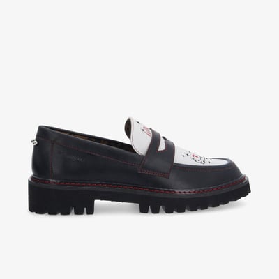 Mysen Loafer - Noir/Blanc SCHMOOVE