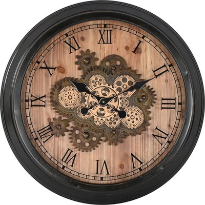 Horloge murale en fer, style industriel RECOLLECTION