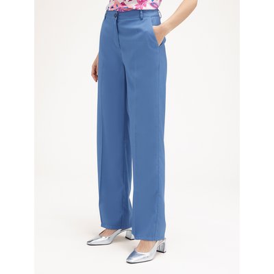 Pantalon large fluide en polyviscose de couleur unie MOTIVI