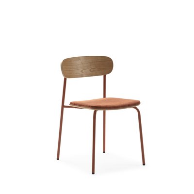 Lot de 2 chaises en tissu et métal - Arno DRAWER