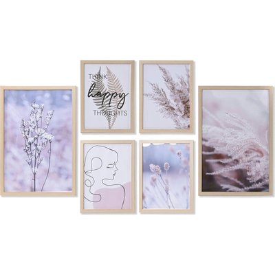 Tableau scandi nature  sur toile pin ambiance zen RECOLLECTION