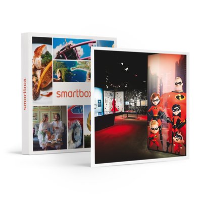 Disney100 : L’Exposition - 4 billets Open pour 2 adultes et 2 enfants- SMARTBOX - Coffret Cadeau Sport & Aventure SMARTBOX