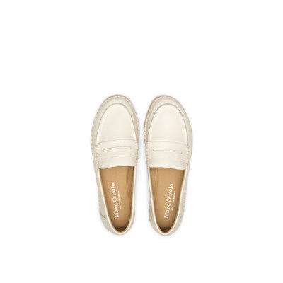 Espadrilles en cuir de chèvre souple MARC O'POLO