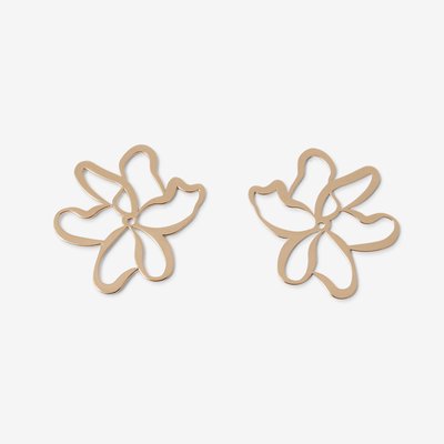 Boucles d'oreilles fleurs x La Maison des Femmes BALABOOSTE