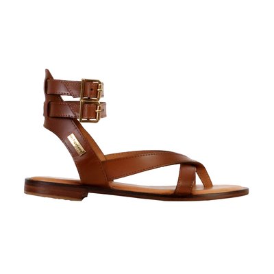 Sandale Plate Cuir Heliante LES TROPEZIENNES PAR M BELARBI
