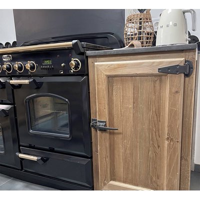 Meuble bas de cuisine 1 porte poignées frigo  CHAMPÊTRE MADE IN MEUBLES 