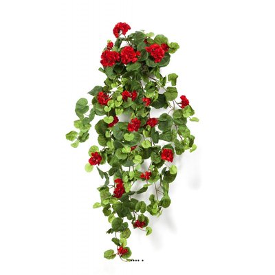 Géranium artificiel en piquet 90 cm Rouge 23 ARTIFICIELLES