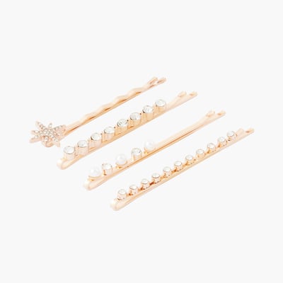 Set de 4 barrettes strass Space Odyssey BALABOOSTE