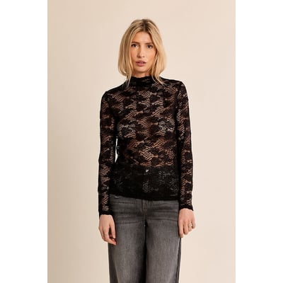 Pull col roulé en dentelle MOLLY BRACKEN