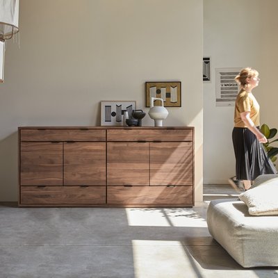 Buffet en noyer massif 200 cm SENSON TIKAMOON