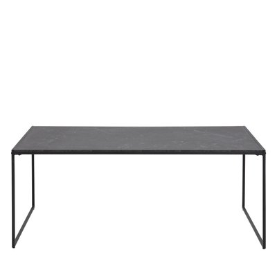 Table basse effet marbre et métal - LAGOM DRAWER