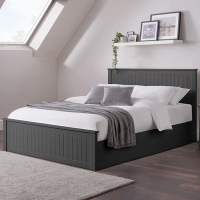 Portland Shaker Style Ottoman Storage Bed SO'HOME