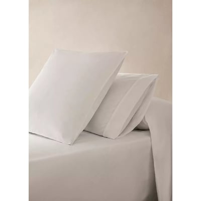 Deux taies d’oreiller coton satin 600 fils 60x60 cm MANGO HOME