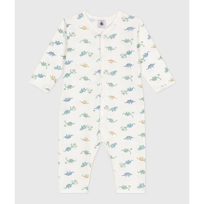 Baumwoll-Pyjama ohne Füsse, Motiv "Dinos" PETIT BATEAU