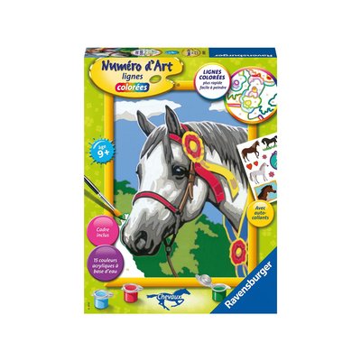 Numéro d'art - moyen - Cheval à la cocarde RAVENSBURGER