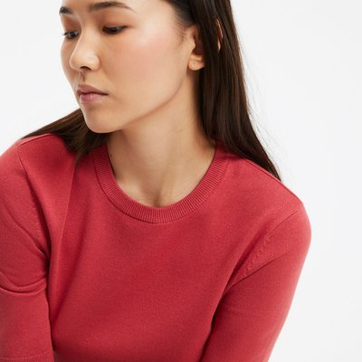 Basic trui, korte mouwen LA REDOUTE COLLECTIONS