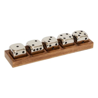 Lot de 5 dés en aluminium JOHAN ATMOSPHERA