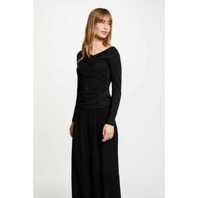 Maille décolleté manches longues MORGAN