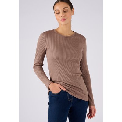 Sous-pull col rond en maille côtelée DAMART