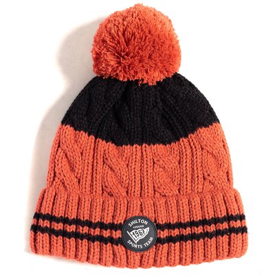 Bonnet bicolore POMPON SHILTON