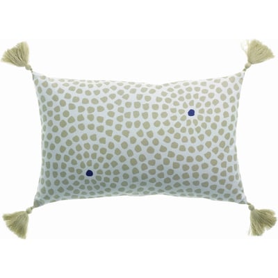 Coussin déco Réversible 30x50 cm Coton Évana EDEN