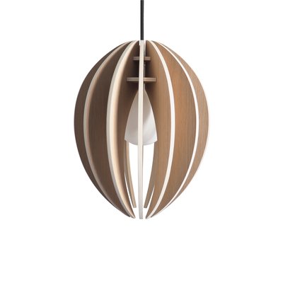 Lampe suspension chêne - FEVE GONE'S