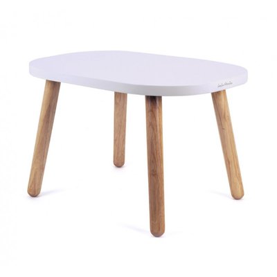 Ma première table Enfant Ovaline Blanc 1-4 ans PIOUPIOU ET MERVEILLES