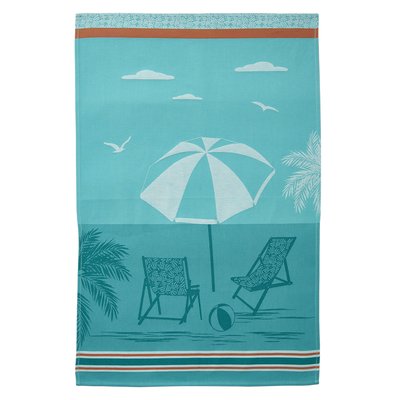 Torchon imprimé en jacquard de coton, FARNIENTE COUCKE
