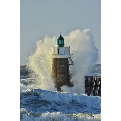 Tableau tempête sur le phare HEXOA