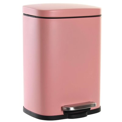Poubelle salle de bain métal rose 5L WADIGA