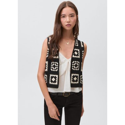 Gilet maille crochet MANGO TEEN