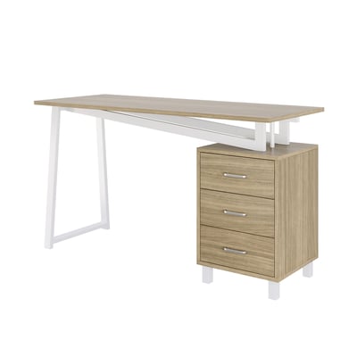 Bureau avec rangements et tiroirs, ULTRAV MEUBLES COSY