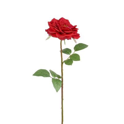 Tige de rose ouverte artificielle H64 SIA DECO