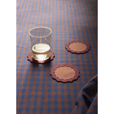 Dessous de verre géométriques 100 % coton MANGO HOME