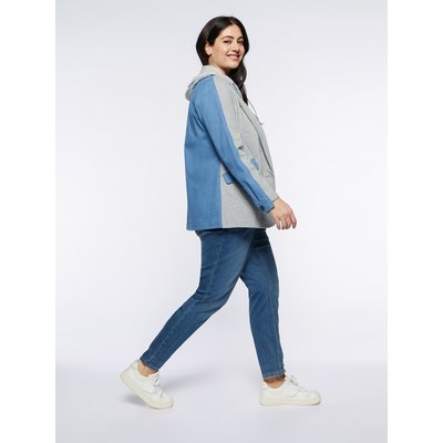 Blazer en molleton et denim, un Vêtement glamour et polyvalent pour le printemps FIORELLA RUBINO