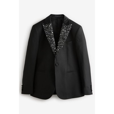 Blazer à revers paillettes NEXT