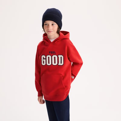 Felpa con cappuccio fantasia LA REDOUTE COLLECTIONS