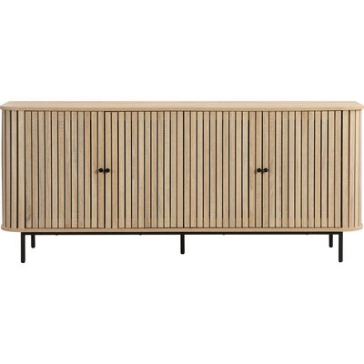 Buffet 4 portes effet chêne - SOLNA HOMIFAB