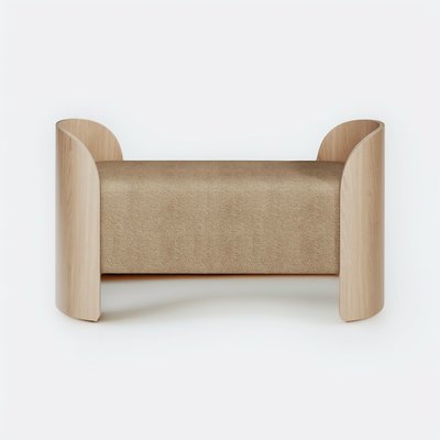 Банкетка с дубовым каркасом и обивкой из Бельгии SO'HOME