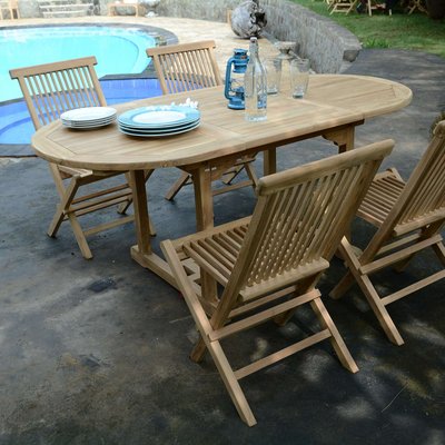 Salon de jardin en teck massif Hawai, 4 places TECK ATTITUDE