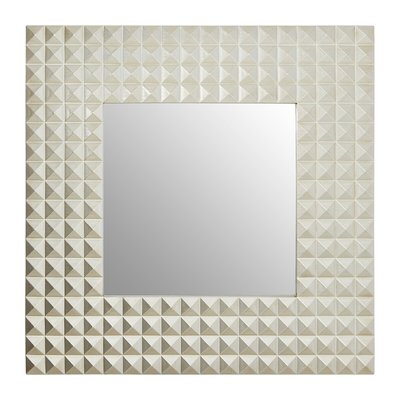 92cm Square Wall Mirror in Champagne Finish SO'HOME